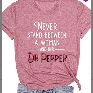 A Woman And Her Dr Pepper Tee